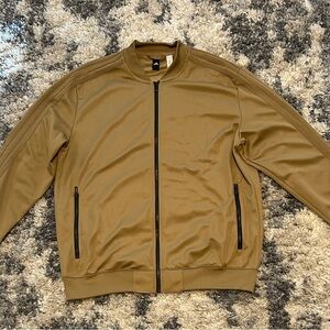 adidas Men's Brown Bomber Jacket